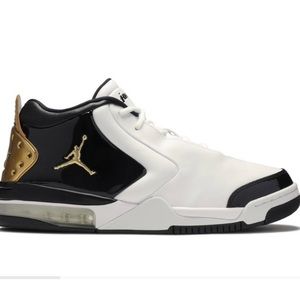 Jordan big fund premium white metallic gold